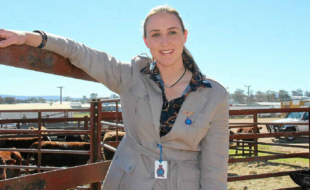 YOUNG GUN: Emma Thompson, the youngest-ever chief steward at the Brisbane Ekka. YOUNG GUN: Emma Thompson, the youngest-ever chief steward at the Brisbane Ekka.